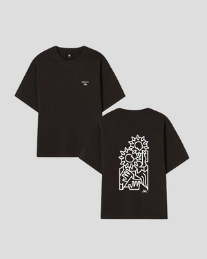 T-SHIRT NOIR "LE GRAND COUPLE"
