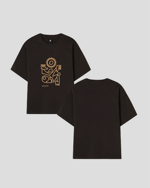 T-SHIRT NOIR "DANSE DU SOLEIL"